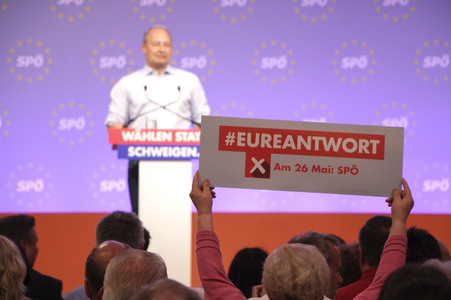 Wahlkampffinale der SPÖ zur Europawahl in Wien