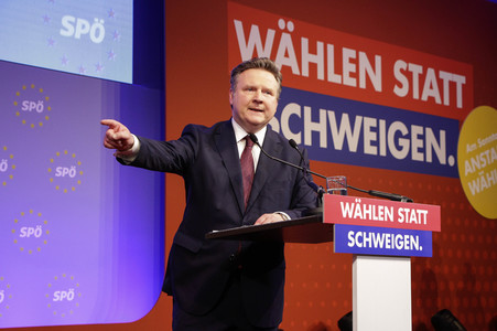 Wahlkampffinale der SPÖ zur Europawahl in Wien