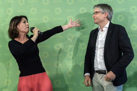 Wahlparty von Bündnis 90 / Die Grünen zur Europawahl in Berlin