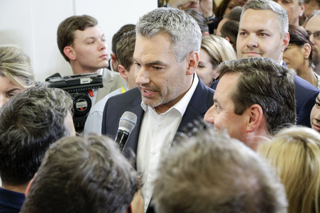 Wahlparty der ÖVP zur Europawahl in Wien