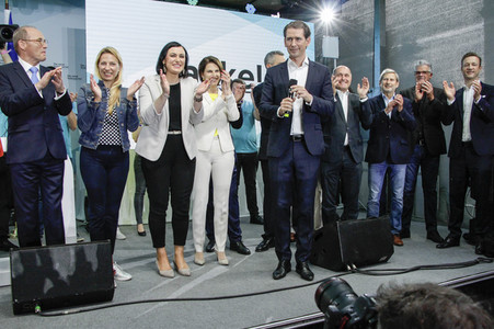 Wahlparty der ÖVP zur Europawahl in Wien