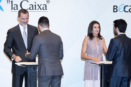 Vergabe von La Caixa-Stipendien in Madrid