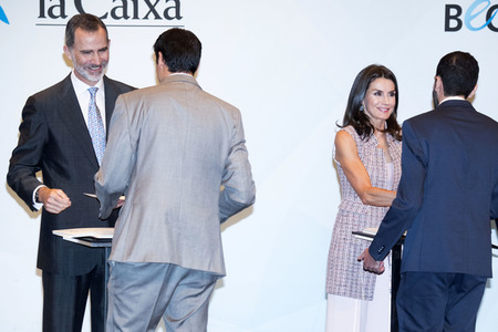 Vergabe von La Caixa-Stipendien in Madrid