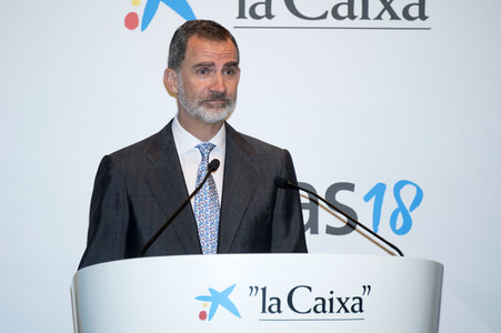 Vergabe von La Caixa-Stipendien in Madrid