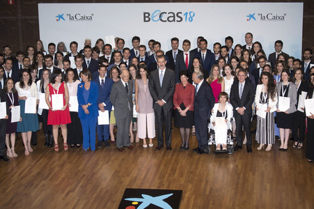 Vergabe von La Caixa-Stipendien in Madrid