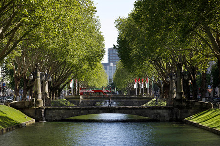 Stadtgraben in Düsseldorf