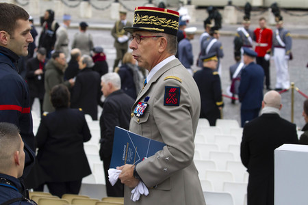 Hundertjahrfeier des Waffenstillstands von 1918 in Paris