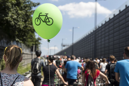 Fahrrad-Demonstration des ADFC in Berlin