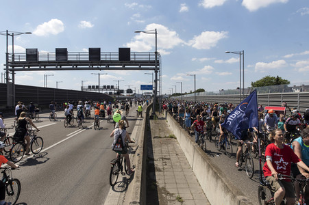 Fahrrad-Demonstration des ADFC in Berlin