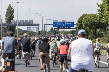 Fahrrad-Demonstration des ADFC in Berlin