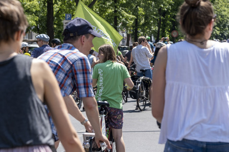 Fahrrad-Demonstration des ADFC in Berlin