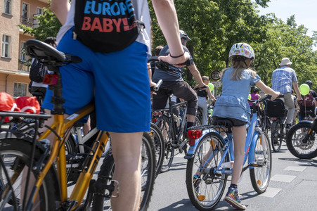 Fahrrad-Demonstration des ADFC in Berlin
