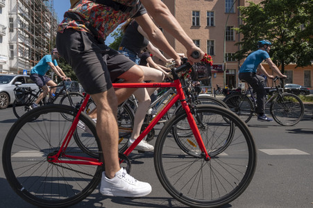 Fahrrad-Demonstration des ADFC in Berlin