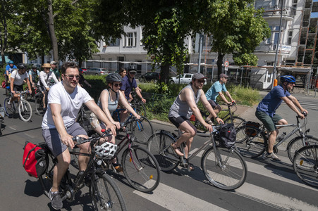 Fahrrad-Demonstration des ADFC in Berlin