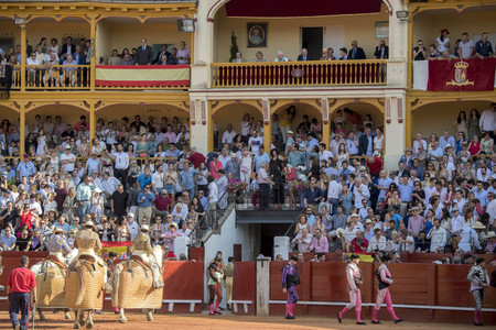 Letzter öffentlicher Auftritt von Juan Carlos I. beim Stierkampf in Aranjuez