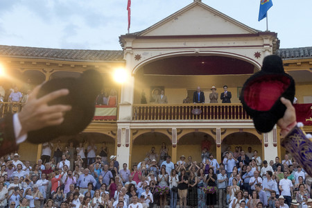 Letzter öffentlicher Auftritt von Juan Carlos I. beim Stierkampf in Aranjuez