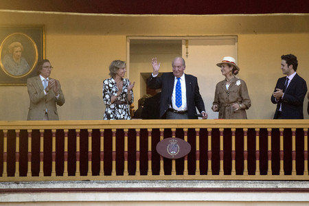 Letzter öffentlicher Auftritt von Juan Carlos I. beim Stierkampf in Aranjuez
