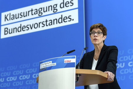 Pressekonferenz zur CDU-Klausurtagung in Berlin