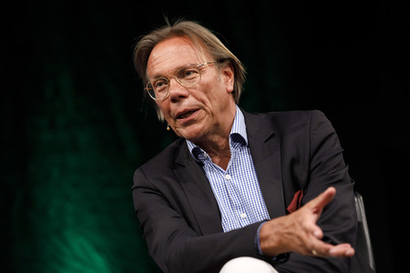 Robert Habeck und Harald Welzer auf der phil.cologne 2019 in Köln