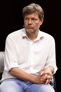 Robert Habeck und Harald Welzer auf der phil.cologne 2019 in Köln