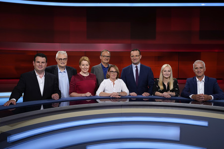 Talkshow 'hart aber fair' in Berlin