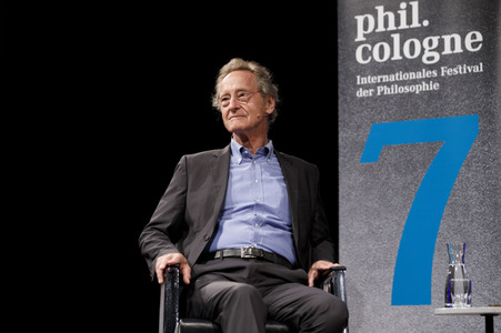 Bernhard Schlink und Tobias Rosefeldt auf der phil.cologne 2019 in Köln