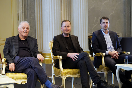 Pressekonferenz zur Zukunft der Staatsoper Unter den Linden in Berlin