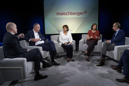 Talkshow 'Maischberger' in Berlin
