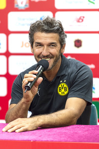 Pressekonferenz zum Match Liverpool FC Legends vs BVB Legends in Hongkong
