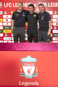 Pressekonferenz zum Match Liverpool FC Legends vs BVB Legends in Hongkong