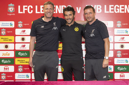 Pressekonferenz zum Match Liverpool FC Legends vs BVB Legends in Hongkong
