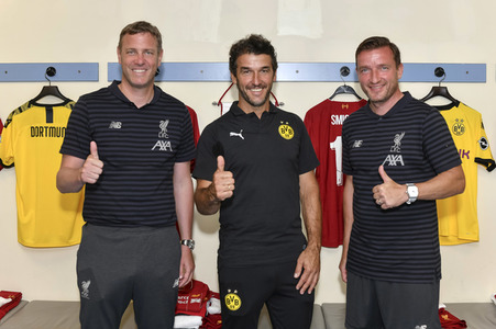 Pressekonferenz zum Match Liverpool FC Legends vs BVB Legends in Hongkong