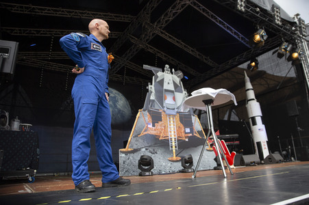 DLR-Raumfahrt-Show in Erfurt