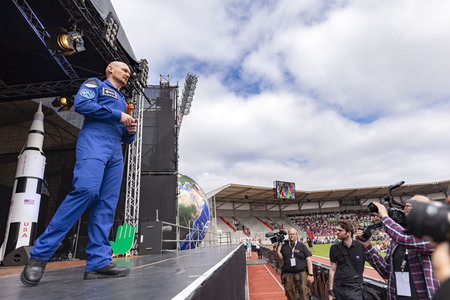 DLR-Raumfahrt-Show in Erfurt