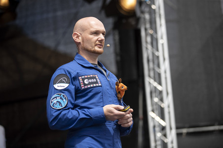 DLR-Raumfahrt-Show in Erfurt