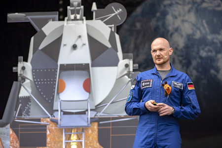 DLR-Raumfahrt-Show in Erfurt