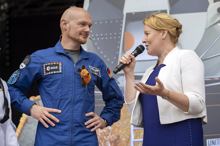 DLR-Raumfahrt-Show in Erfurt