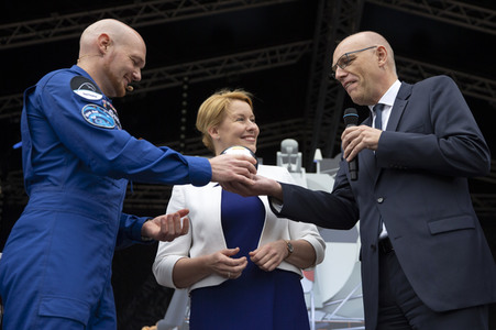 DLR-Raumfahrt-Show in Erfurt