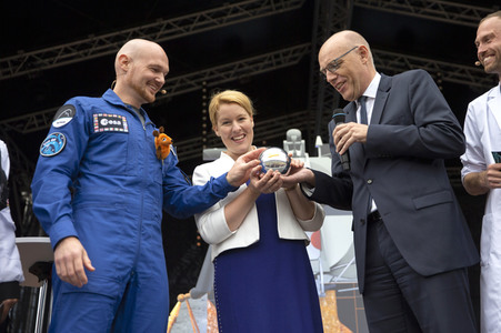 DLR-Raumfahrt-Show in Erfurt