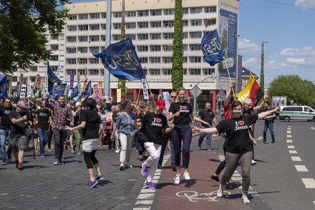 Marsch füru Jesus und Marsch für Satan in Leipzig