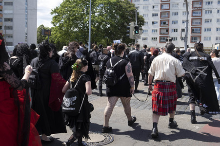 Marsch füru Jesus und Marsch für Satan in Leipzig