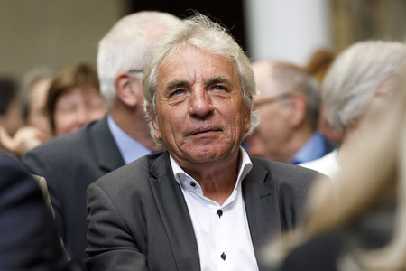 Eintrag von Axel Freimuth in das Goldene Buch der Stadt Köln