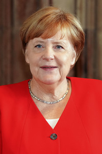 Eintrag von Bundeskanzlerin Angela Merkel in das Goldene Buch der Stadt Köln