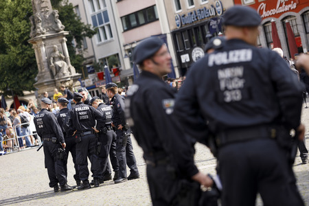 Symbolfoto Polizeipräsenz