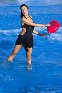 Eröffnung der Sommer-Saison 2019 des Parque Warner Beach in Madrid