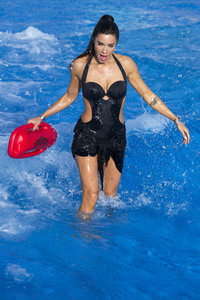 Eröffnung der Sommer-Saison 2019 des Parque Warner Beach in Madrid