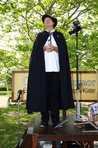 Protest-Show von Beppo Küster in Berlin