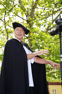 Protest-Show von Beppo Küster in Berlin