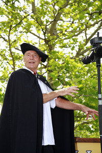 Protest-Show von Beppo Küster in Berlin