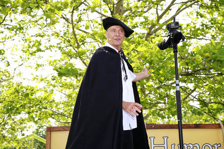 Protest-Show von Beppo Küster in Berlin